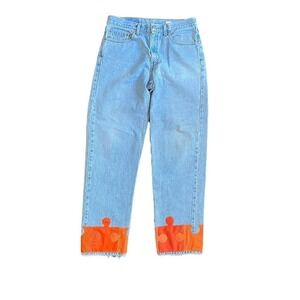 Vintage Hand sewn puzzle denim